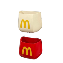 Tengxuan ins McDonalds magnetic absorption storage box cute HOME magnetic DIY decorative French fries refrigerator magnet 1563