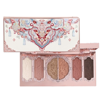 新品花知晓蝴蝶云肩系列六色眼影盘大地色亮细闪哑光送女生3803