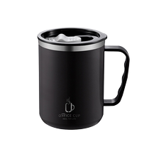 304 stainless steel coffee cup high-end antibacterial portable drinking cup office tea cup mens mug 1632
