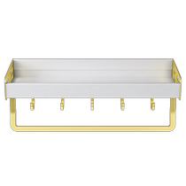 1835 punch-free kitchen storage rack wall-mounted wall seasoning supplies storage rack space aluminum light luxury