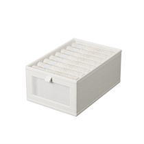 2303 clothes storage box wardrobe cotton and linen fabric storage box jeans storage box for sundries artifact