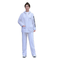 Raincoat suit womens full-body waterproof rain pants mens motorcycle riding split take-out rainstorm-proof raincoat 2428