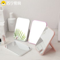 Desktop vanity mirror large mirror vanity mirror portable folding desktop rectangular mirror simple fashion mirror 1282C