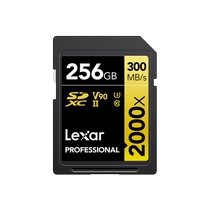 Lexar 256G SD card camera memory card UHS-II SLR memory card V90 level supports 8K 782