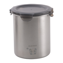 Sealed tank 304 stainless steel crisper coffee bean cereal snack refrigerator food storage tank 3842