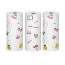 Suning lazy rag wet and dry kitchen paper household cleaning non-woven dishcloth non-stick oil cloth 3098