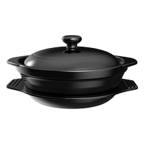 Kangshu commercial ceramic casserole gas stove high temperature resistant dry burning non-cracking braised chicken claypot rice casserole 1096