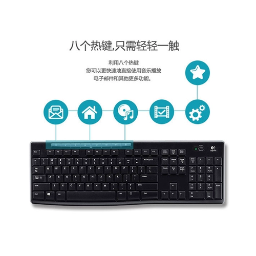 Logitech Mk270 Беспроводная клавиатура и набор мышей, подходящие для Office Typing Mk275 Mouse Pad Set Mk270 Клавиатура и мышь для настольных компьютеров
