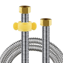 304 stainless steel corrugated pipe water heater water inlet pipe hose toilet high pressure explosion-proof metal connecting water pipe 2324
