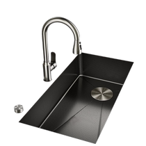 Wash basin large single-slot kitchen sink household 304 stainless steel thickened dishwashing sink under counter basin nano 1384