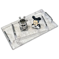 Bathroom washbasin storage rack washstand cosmetics double-layer storage box bathroom skin care product shelf 18 Huanghe