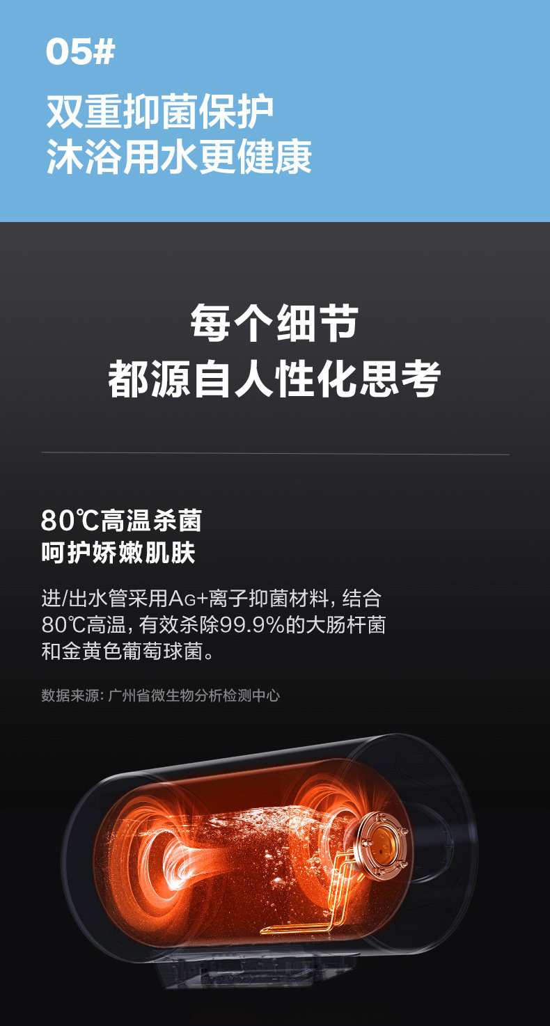 美的 语音智控 变频电热水器 60L  一级能效 图12