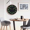 Suning.Com Luminous Clock Wall Clock Automatic Time Home Creative Modern Clock Wall Quartz Clock 2129