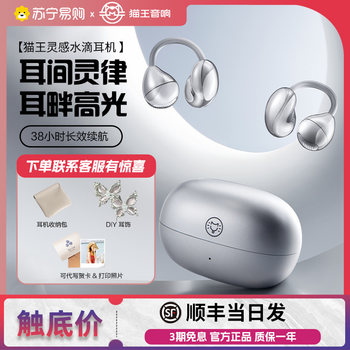 Elvis Wonderful Water Drop Bluetooth Earphones Clip-On Wireless Sports Open-Ear Comfortable Wear Non-In-Ear 1614
