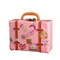 mimiworld pink suitcase hotel childrens play house doll house toy girls gift 2437