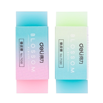 Deli jelly eraser for primary school students no crumbs clean like skin no traces left childrens creative cartoon cute like leather eraser 2b non-toxic less crumbs kindergarten 4b pencil art sketch 3404