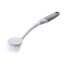 Pan brush Home Kitchen Wash Pan Special Decontamination God No Stick of oil Without Injury Pan Long Handle Cleaning Brush Subbowl Brush 2018