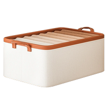 Tianshan cotton clothing storage box fabric clothes pants storage box basket wardrobe folding and organizing artifact Huanghe 1117