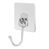 Stainless steel hook with strong adhesive on the wall strong load-bearing punch-free traceless door coat hook behind the door 1786