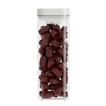 Grains and spices kitchen storage jar food transparent plastic box dry goods tea storage box Huanghe 1117