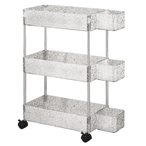 Snack rack storage rack home living room trolley floor-standing multi-functional storage cabinet removable storage rack 1585