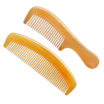 Natural horn comb for children horn head massage meridian comb anti-static home use for women with long and short hair 1677