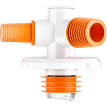 洗衣机地漏专用接头排水管下水道防味防溢水器卫生间三通盖1286