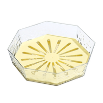 Fruit Tray Living Room Home Light Lavish High-end Fruit Tray Living Room Tea Table Home Candy Pan Water Crystal Leachable 668