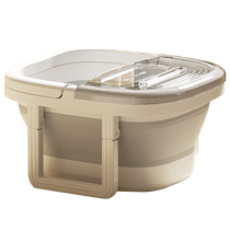Heightened and deeper than calf winter footbath with cover foldable footbath bucket portable massage footbath Huanghe 1117