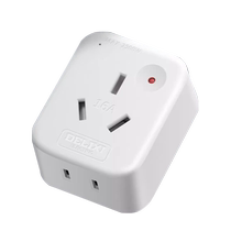 Delixi 10a to 16a converter socket head household electric heater air conditioner high power overload protection 224