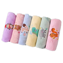 Jialiya childrens towel baby towel newborn super soft childrens square towel is more absorbent than pure cotton baby face wash 437