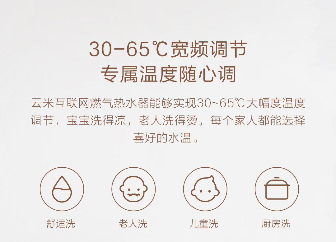 云米 JSQ25-VGW132 强排式 互联网燃气热水器 13升 图3