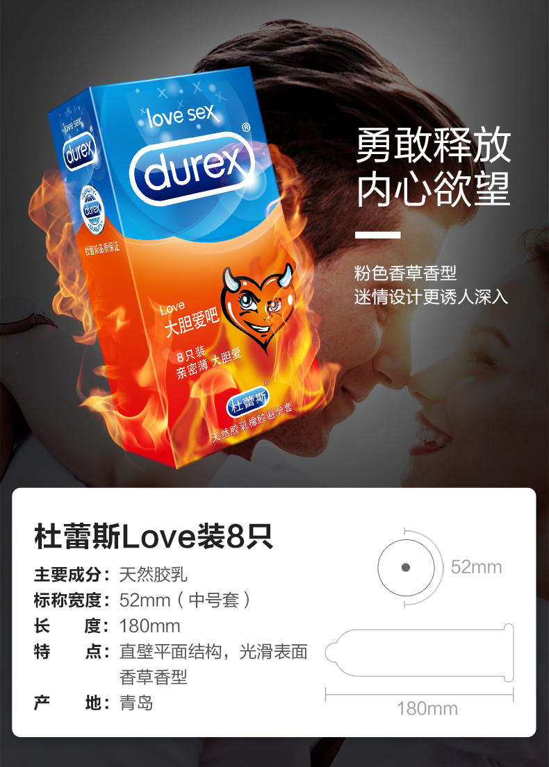 苏宁直营 杜蕾斯 经典四合一+超薄润lube+共26只 图5