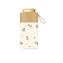 Sun Umbrella Mini Six Folding Pocket Compact Portable Sunshade Umbrella Dual-Purpose Women Sun Protection UV Protection 2995