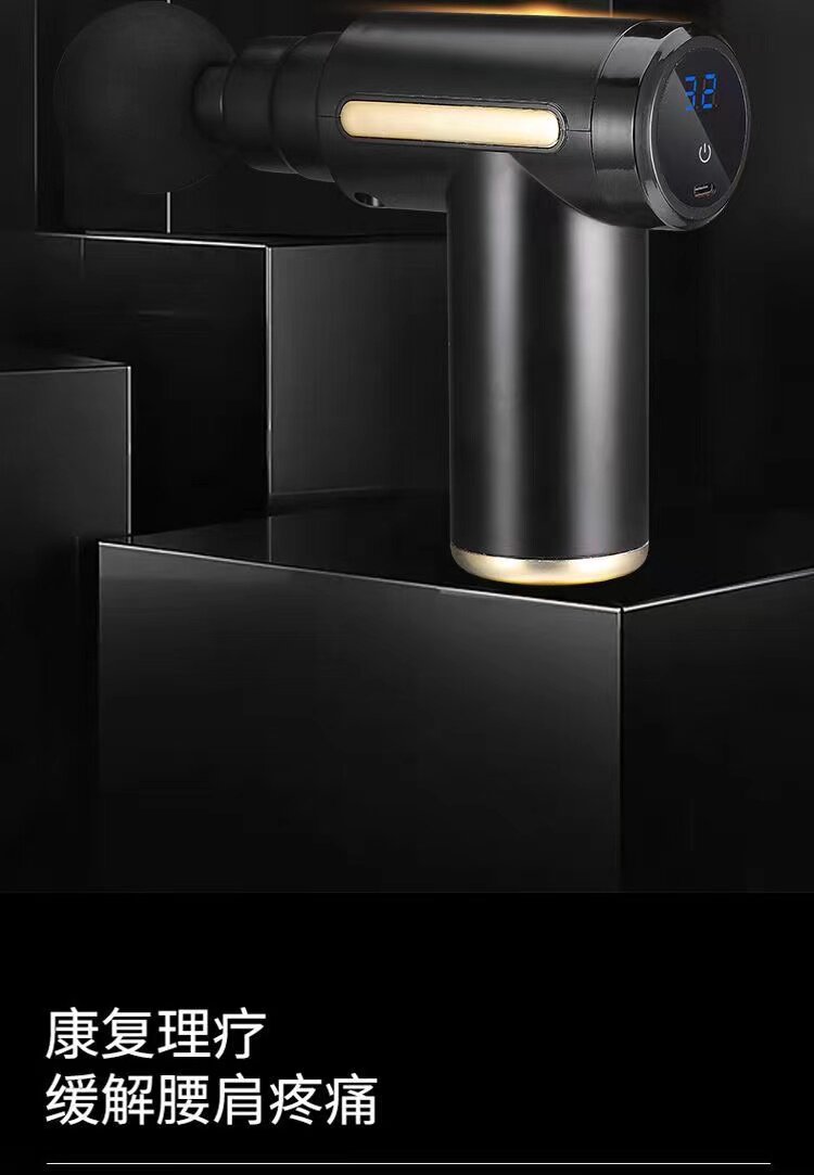 Массаж пушка 【苏宁正品】电动按摩器筋膜枪肌肉放松健身专业级mini肌膜机893 Qgoo