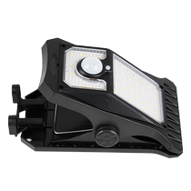 Solar outdoor wall lamp outdoor courtyard balcony terrace garden human body induction new charging clip lamp 2282