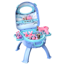 Children and girls ice and snow dresser play house toys Elsa Elsa Elsa Elsa princess baby birthday gift 3750