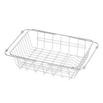 Sink drain basket kitchen sink sink drain rack telescopic stainless steel storage rack water filter 1763