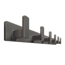 Punch-free hanging clothes hook into the door rear cloak hook wall into door Xuanguan clothes hanging clothes hanger wall-mounted 1286