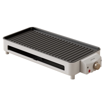 Electric barbecue grill household smokeless non-stick grill Korean barbecue machine multi-functional electric grill grilled fish plate 2138