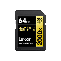 Lexar SD card 64G camera card UHS-II high-speed professional imaging card SLR camera storage memory card 782