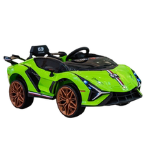 1593-Little Gazi Lamborghini stroller for 1-6 years old children electric car big battery sports car swing early education