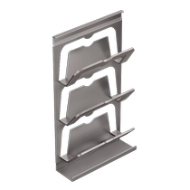 Kitchen storage rack pot lid rack no punching wall hanging pot lid rack cutting board placer kitchen storage artifact 2090