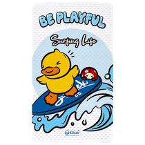 Cartoon little yellow duck bathroom suction cup floor mat bath shower room massage mat bathroom foot mat-Huanghe 1117