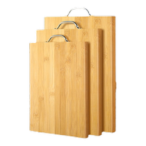Household antibacterial and mildew-proof solid wood fruit chopping board kitchen special sticky board bamboo chopping board rolling panel 1789