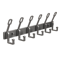 Entrance door clothes hook wall clothes hook punch-free entrance door wall clothes hanger behind door 2110