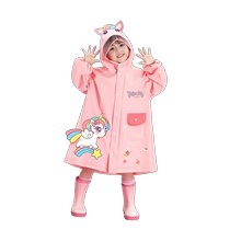 Childrens raincoat for girls boys and girls kindergarten special dinosaur children children baby children poncho 2428