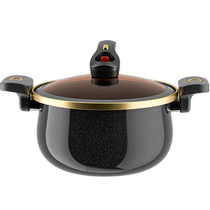 Enamel Micro Pressure Stockpot Home Cooking Pan Nonstick Pan Stew of Saucepan Saucepan Oven Soup Double Ear Pan Gas Oven oven General 2217