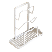 Pot lid rack countertop cutting board placement rack household pot spatula rack multi-functional pot lid placer drain rack 2110