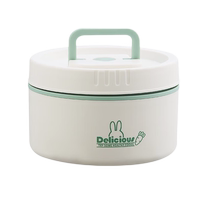 Stainless steel lunch box for office workers microwave-heated high-looking lunch box for girls multi-layer lunch box with rice artifact 2208